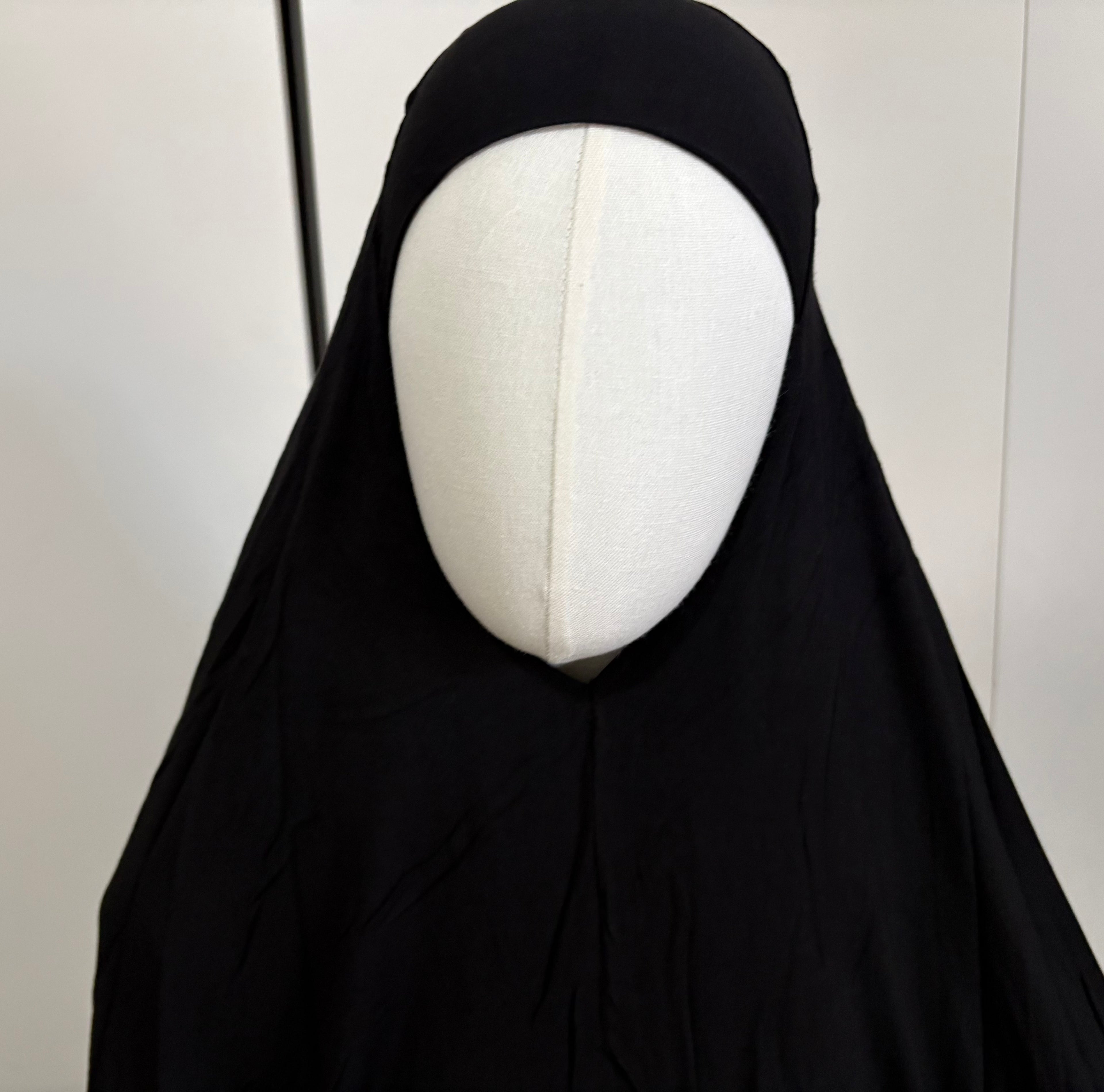 Premium Modal Jersey Maxi Khimar with Front Zip
