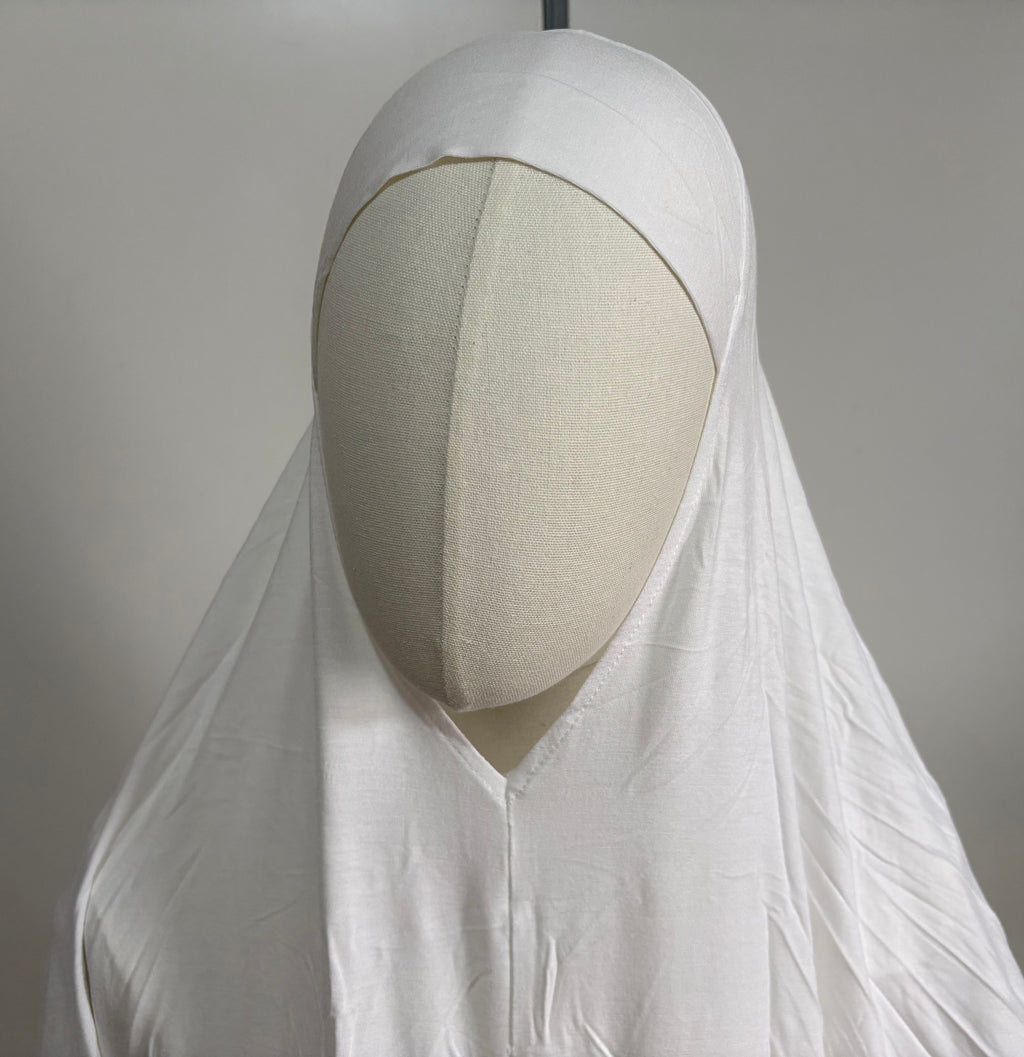 Premium Modal Jersey Maxi Khimar with Front Zip