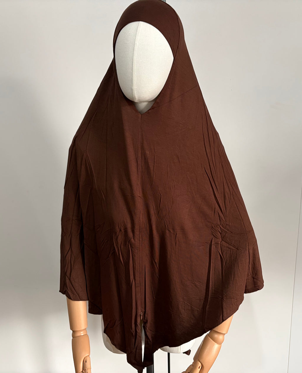Premium Modal Jersey Maxi Khimar with Front Zip