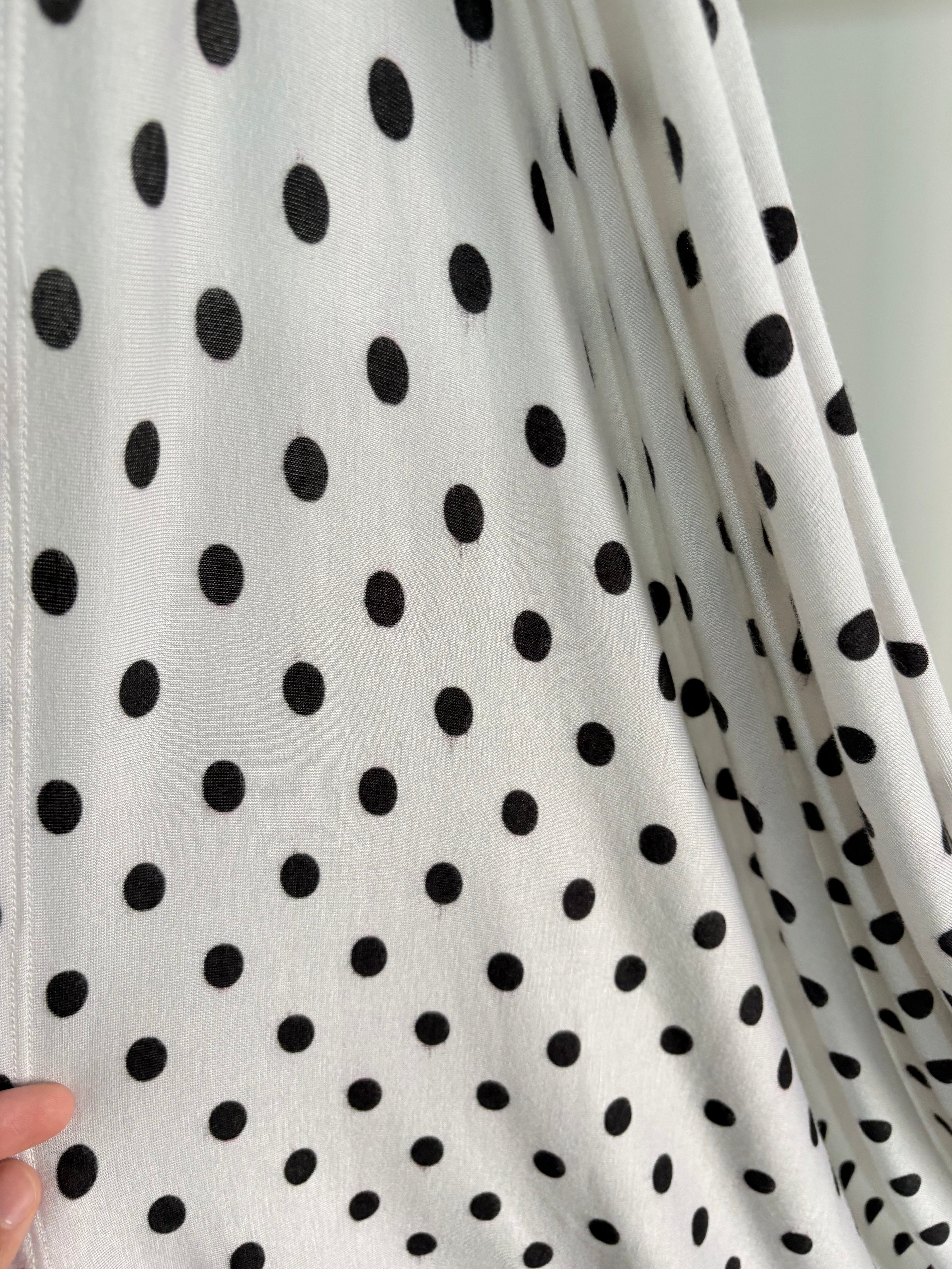 Polka dot Jersey Hijab