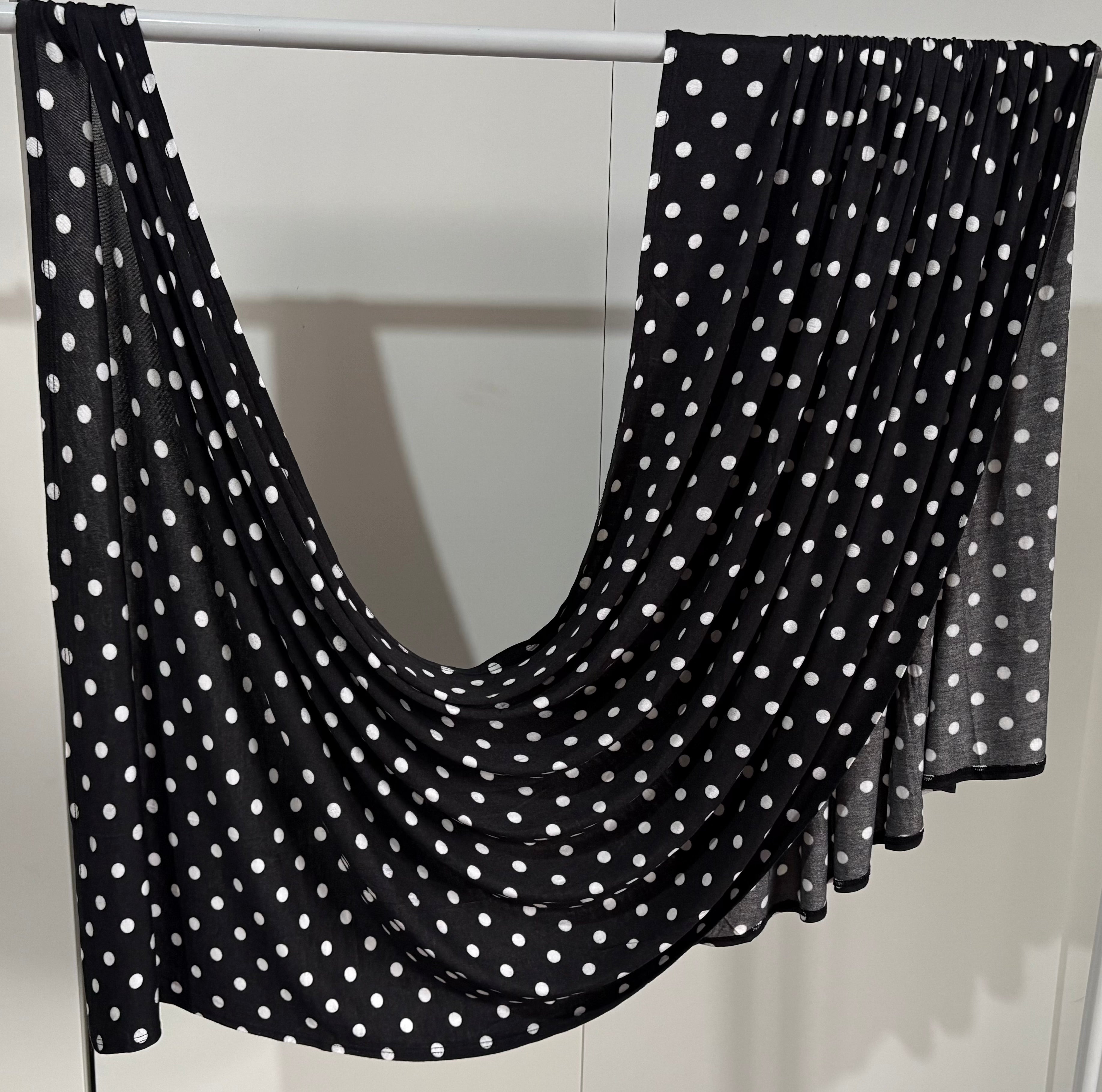 Polka dot Jersey Hijab