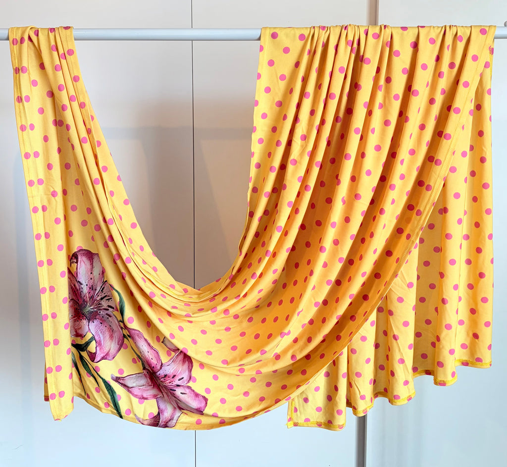 The Floral Dot Printed Jersey Collection -OMA MODESTY