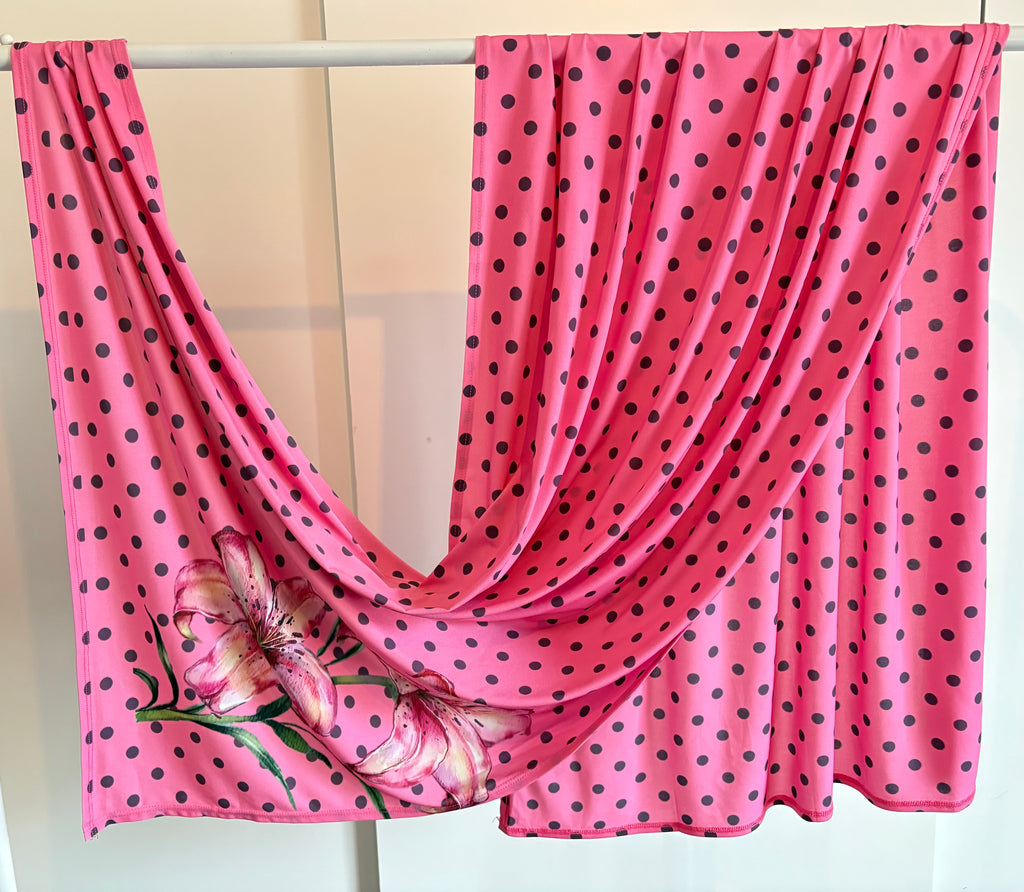 The Floral Dot Printed Jersey Collection -OMA MODESTY