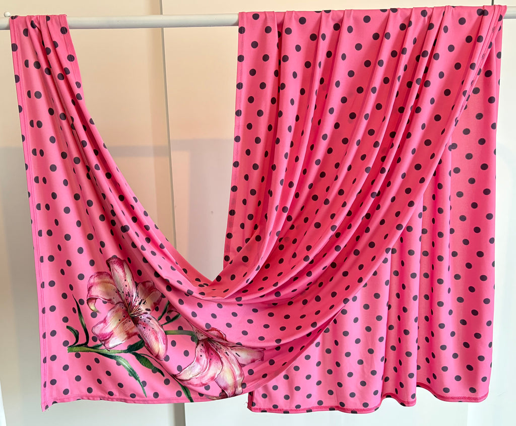 The Floral Dot Printed Jersey Collection -OMA MODESTY