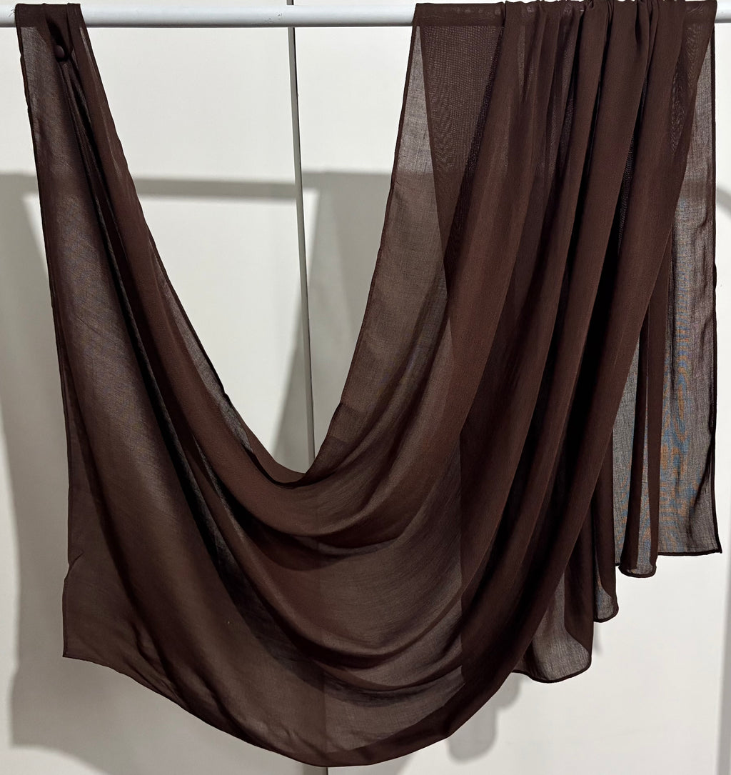 OMA MODESTY Plain Modal Hijabs 180x70cm Soft and Lightweight Hijab for Everyday Wear