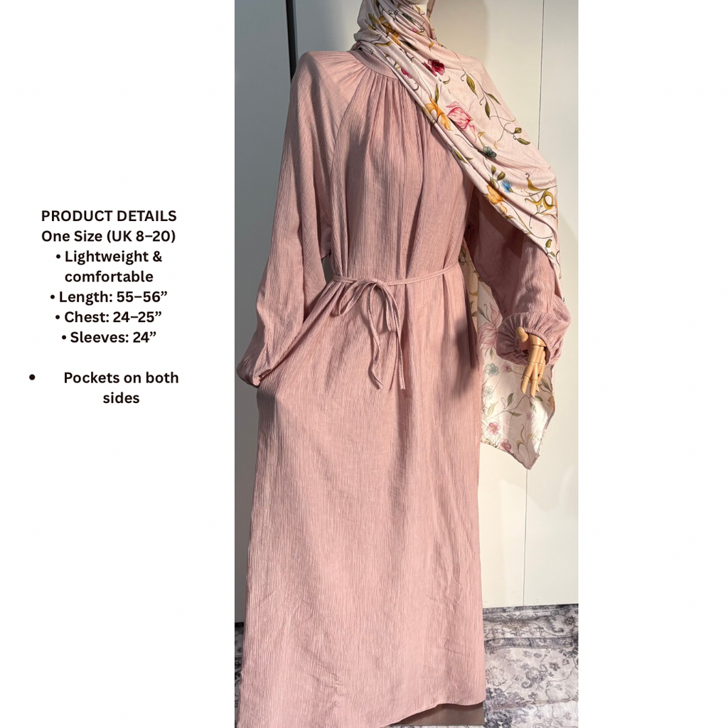 Viscose Long Modest Dress Lightweight Summer Dress for Women Comfortable and Stylish