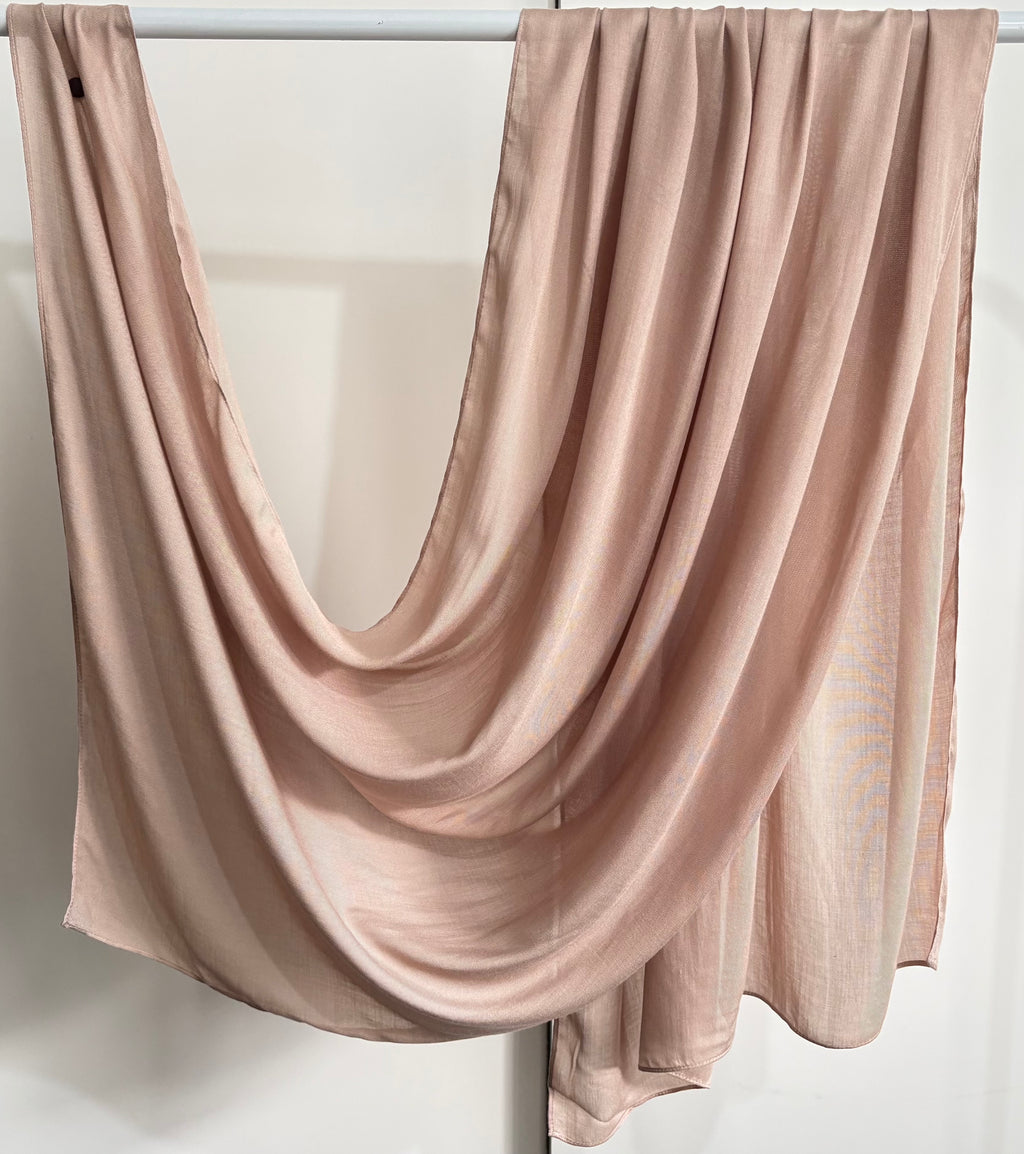 OMA MODESTY Plain Modal Hijabs 180x70cm Soft and Lightweight Hijab for Everyday Wear
