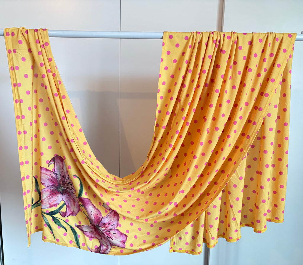 The Floral Dot Printed Jersey Collection -OMA MODESTY