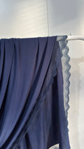 L Shaped Liquid Jersey Lace Hijabs