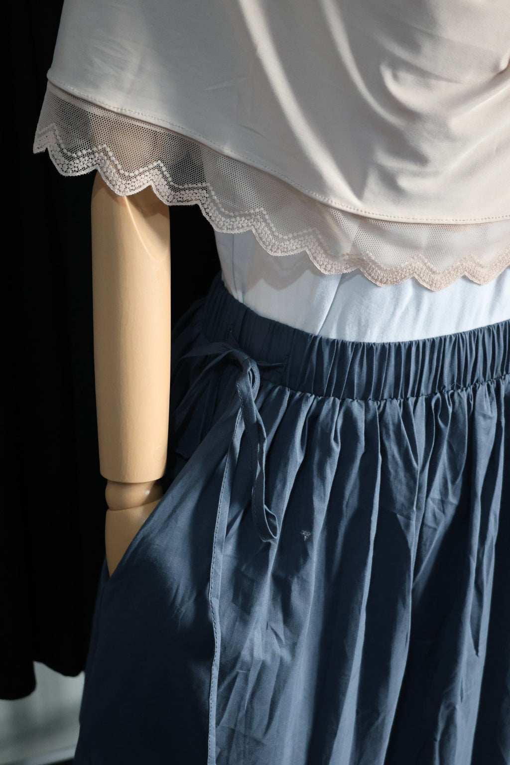 Women’s 100% Cotton Solid Colour Pocket Skirt