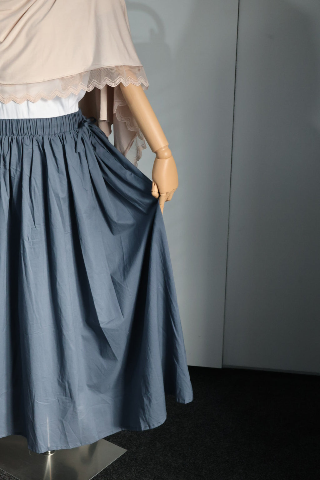 Women’s 100% Cotton Solid Colour Pocket Skirt