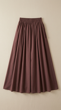 Women’s 100% Cotton Solid Colour Pocket Skirt